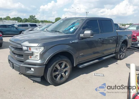 2017 Ford F-150 Lariat из США, поврежденный, VIN 1FTEW1EG0HKC11070